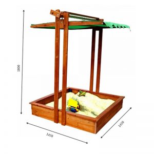 Песочница с крышкой №5