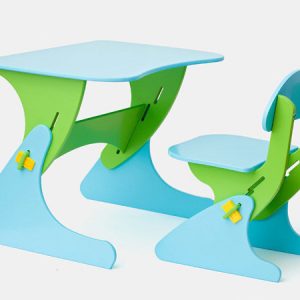 Стул и стол с регулируемой высотой