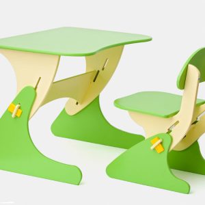 Детский стол и стул с регулировкой по высоте