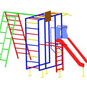 Спортивно-игровой комплекс с горкой