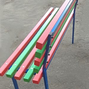 Скамья (лавка) уличная со спинкой