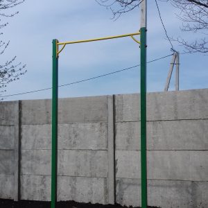 Турник уличный до 250 кг, П-образный, металлический