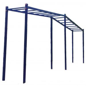 Рукоход  уличный, угловой, металлический.