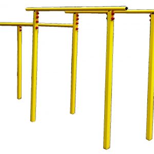 Брусья разноуровневые, для улицы.