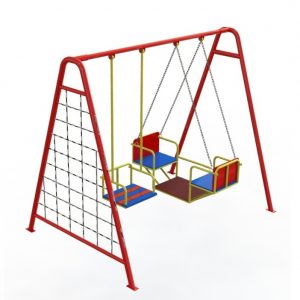 Детские качели трехместные, 5 в 1.
