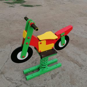 Качели-качалка на пружине 'Мотоцикл'