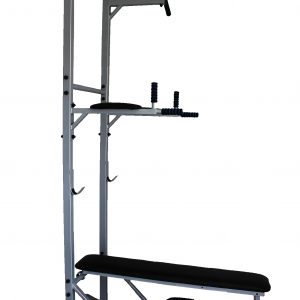 Стойка турник-брусья, с упорами для жима лежа. Гимнастический комплекс