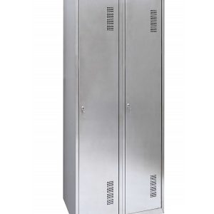 Хозяйственный шкаф из нержавеющей стали ШМХНж-400/2