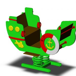 Качели-качалки на пружинах "Катер"