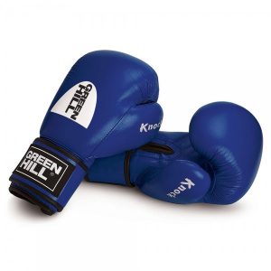 Перчатки боксерские Green hill "Knock", 14-oz (унций), синие