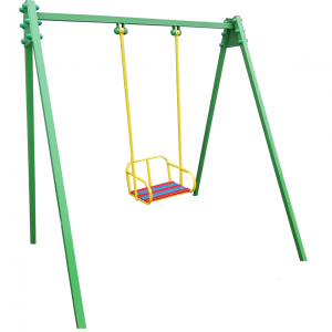 Детские одноместные качели для улицы
