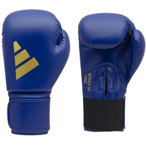 10 унцій, синій/золотий, Speed 50, боксерські рукавички adidas