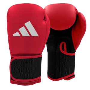 10 унцій, червоно-чорні, Hybrid 25, боксерські рукавиці adidas